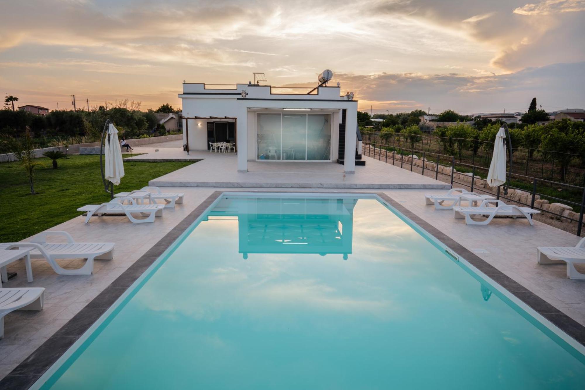 Villa Gallieco Noto Bagian luar foto